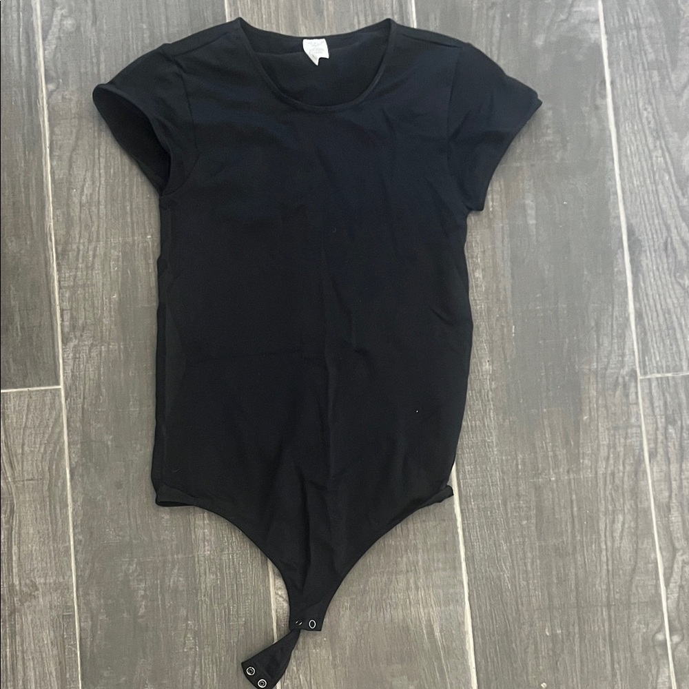 Sofia by Sofia Vergara Black Bodysuit Top